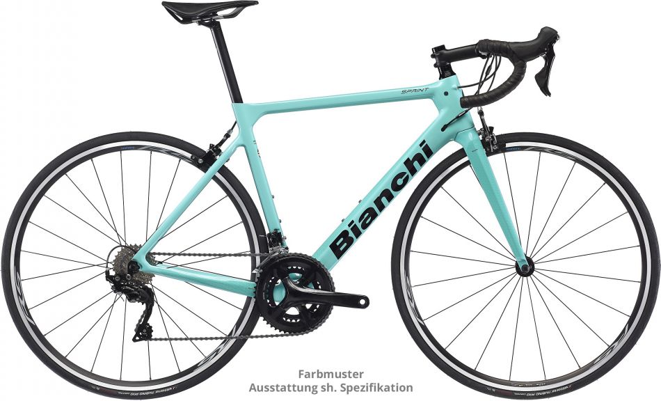 bianchi rennrad 2024 Sprint Rim Carbon 105 11sp Hardness:XSoft Cube Stereo Hybrid 140 Fclothingsize_X-Small/Small and thru axle 12x142