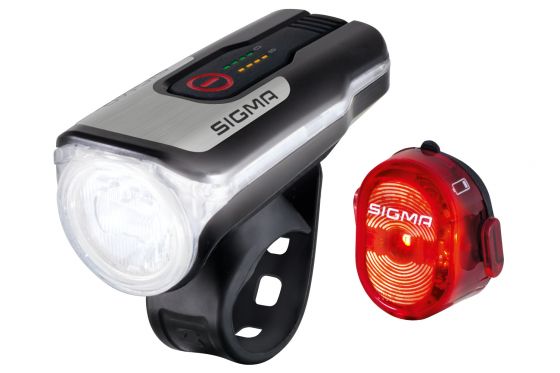 Sigma Sport Lichtset vorne + hinten AURA 80 + NUGGET II
