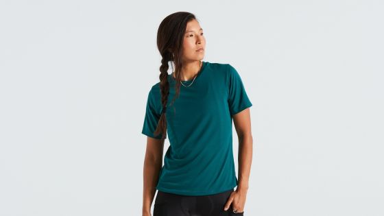 Specialized Women's ADV Air Short Sleeve Jersey L | Tropical Teal