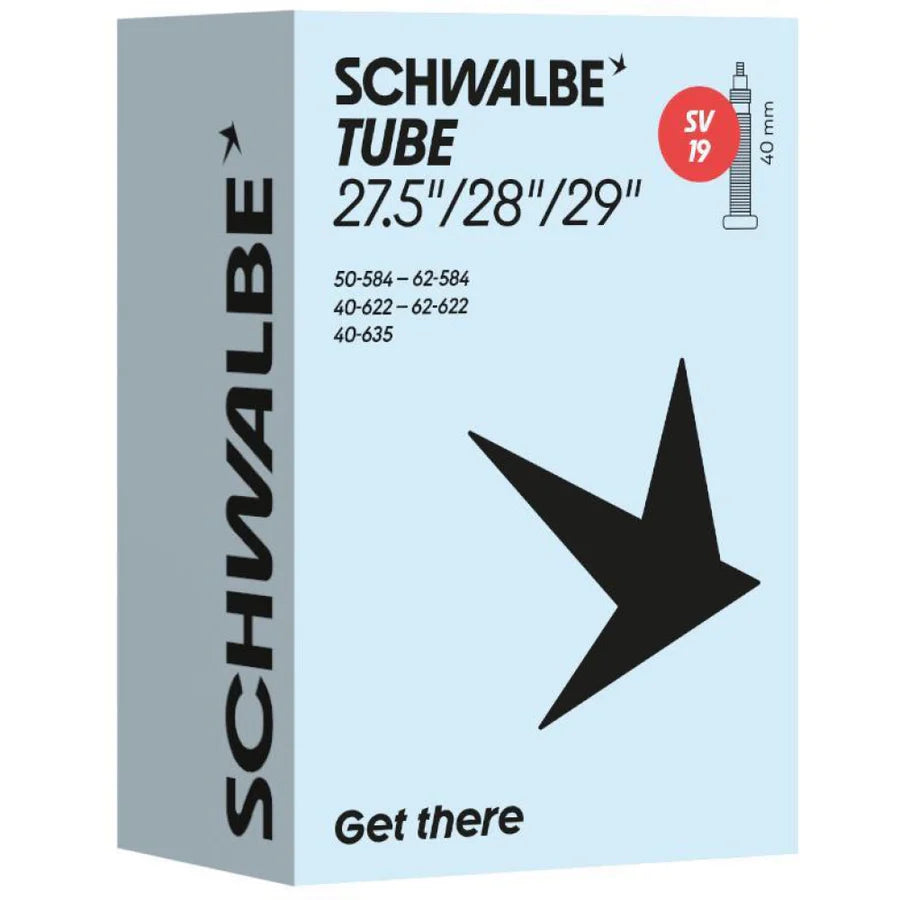 Schwalbe Fahrradschlauch Schwalbe Fahrradschlauch SV Ventil Nr. 19 27,5"/28"/29" 40 (schwarz)Ventil Nr. 19 27,5"/28"/29" 40 (schwarz)