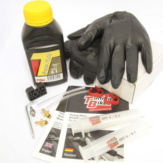 Tuning Bikes Entlüftungskit / Bleed Kit für SRAM / Avid Scheibenbremsen (inkl. Bleeding Edge)