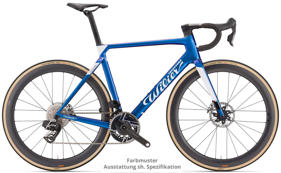 Wilier Filante SLR - Campagnolo Super Record WRL S - Miche Kleos 42 - 2025 M | F14 Azzurro Italia
