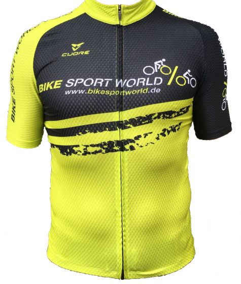BIKESportWorld Team Race Jersey Trikot made by Cuore of Switzerland L