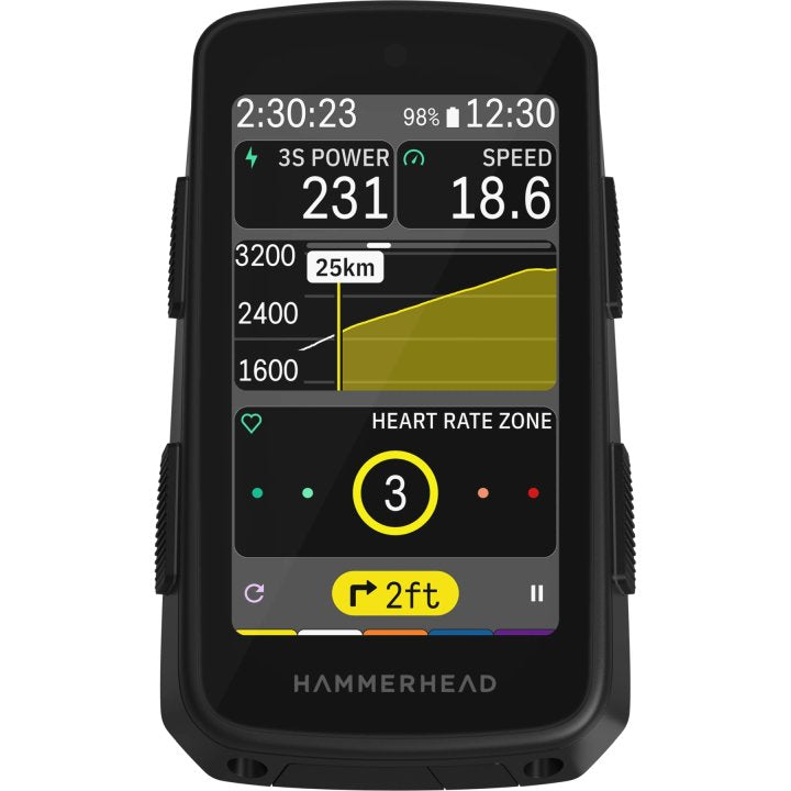 Hammerhead Karoo 3 GPS Fahrradcomputer - schwarz