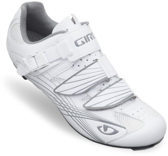 Giro SOLARA Rennradschuhe Damen patent white/silver 38,5