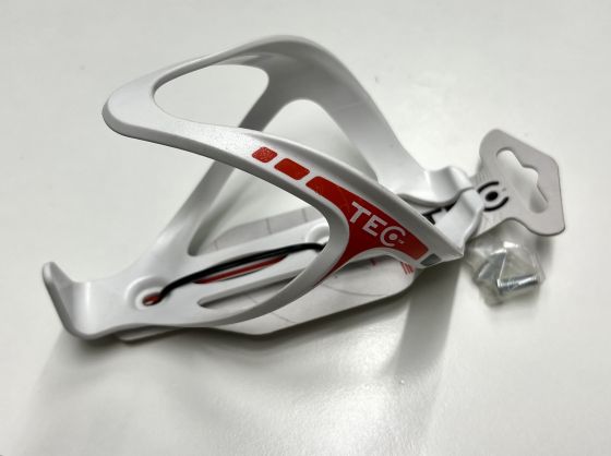 Tec Flaschenhalter weiß/rot