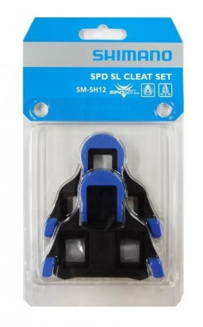 Shimano Schuhplatten SPD SL SM-SH12 (Farbe: blau) 